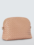 Dragon Diffusion Chunky Fellini Pochette woven leather crossbody bag - British product