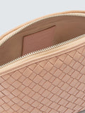 Dragon Diffusion Chunky Fellini Pochette woven leather crossbody bag - British product