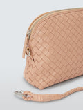 Dragon Diffusion Chunky Fellini Pochette woven leather crossbody bag - British product