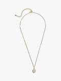 Eclectica pre-loved vintage gold plated crystal pendant necklace - British product