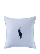 John Lewis Ralph Lauren Oxford Cushion Cover Blue 50x50cm- Buy online at McGrocer