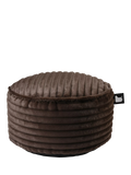 Extreme Lounging cord drum pouffe H30x60cm, imported from the UK