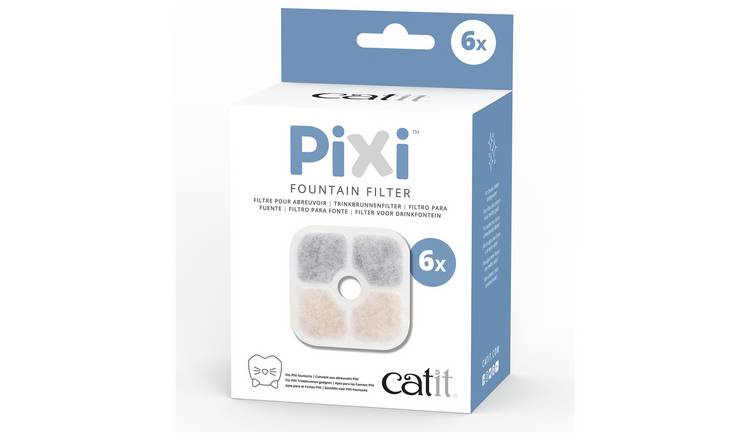 Catit PIXI fountain filter cartridges 6 pack - British product
