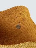 Dragon Diffusion woven leather crossbody bag in gold - British product