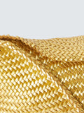 Dragon Diffusion woven leather crossbody bag in gold - British product
