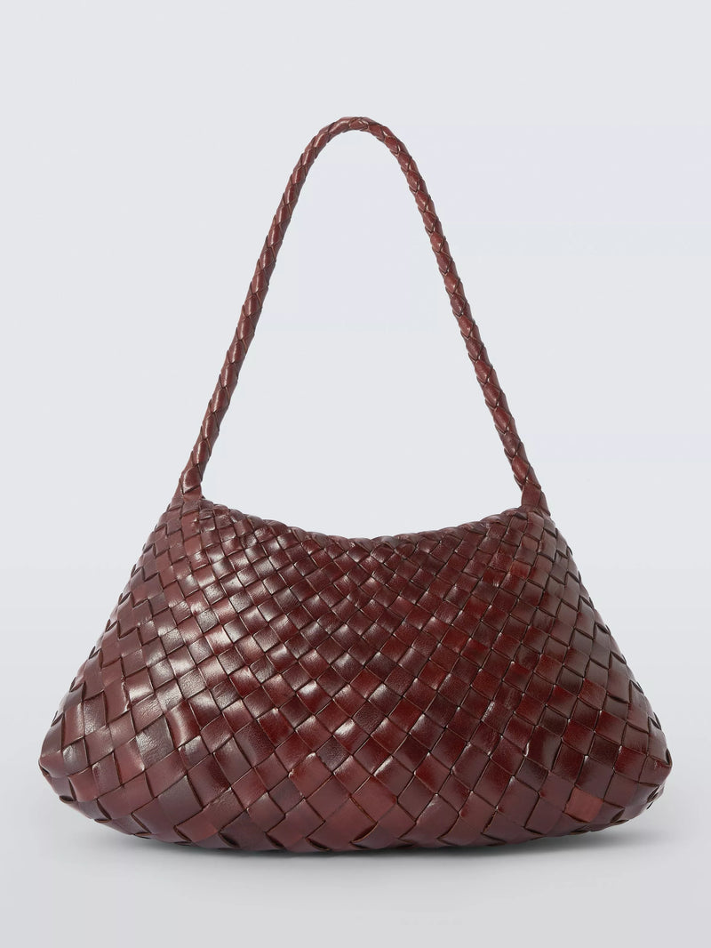Dragon Diffusion Rosanna mini woven leather shoulder bag, UK version