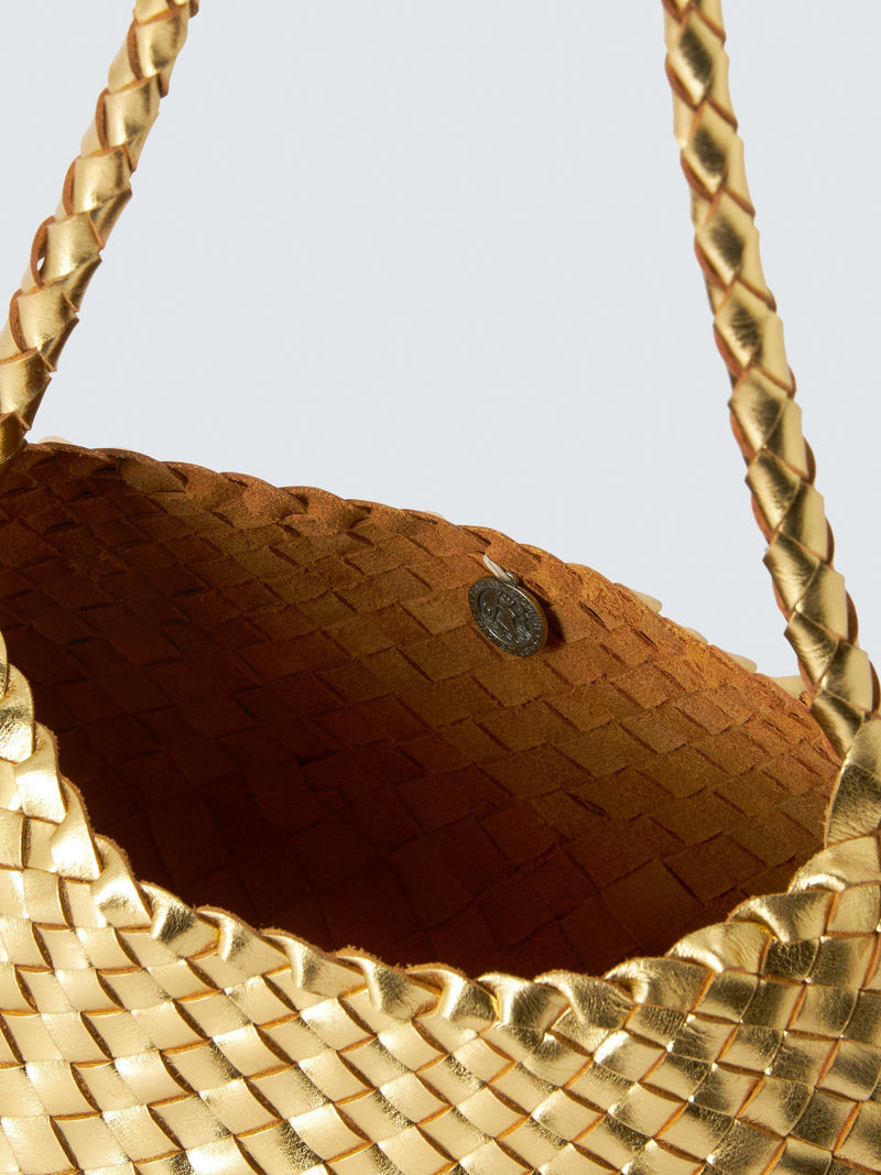 Dragon Diffusion Rosanna mini shoulder bag gold imported from the UK
