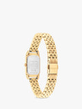Coach Cadie women's rectangular bracelet watch gold-tone - British product
