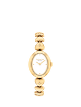 John Lewis Coach Women's Round Heart Strap Watch 22.5mm- Buy online at McGrocer