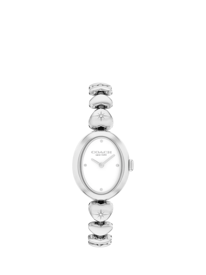 Coach Women's Round Heart Strap Watch 22.5mm