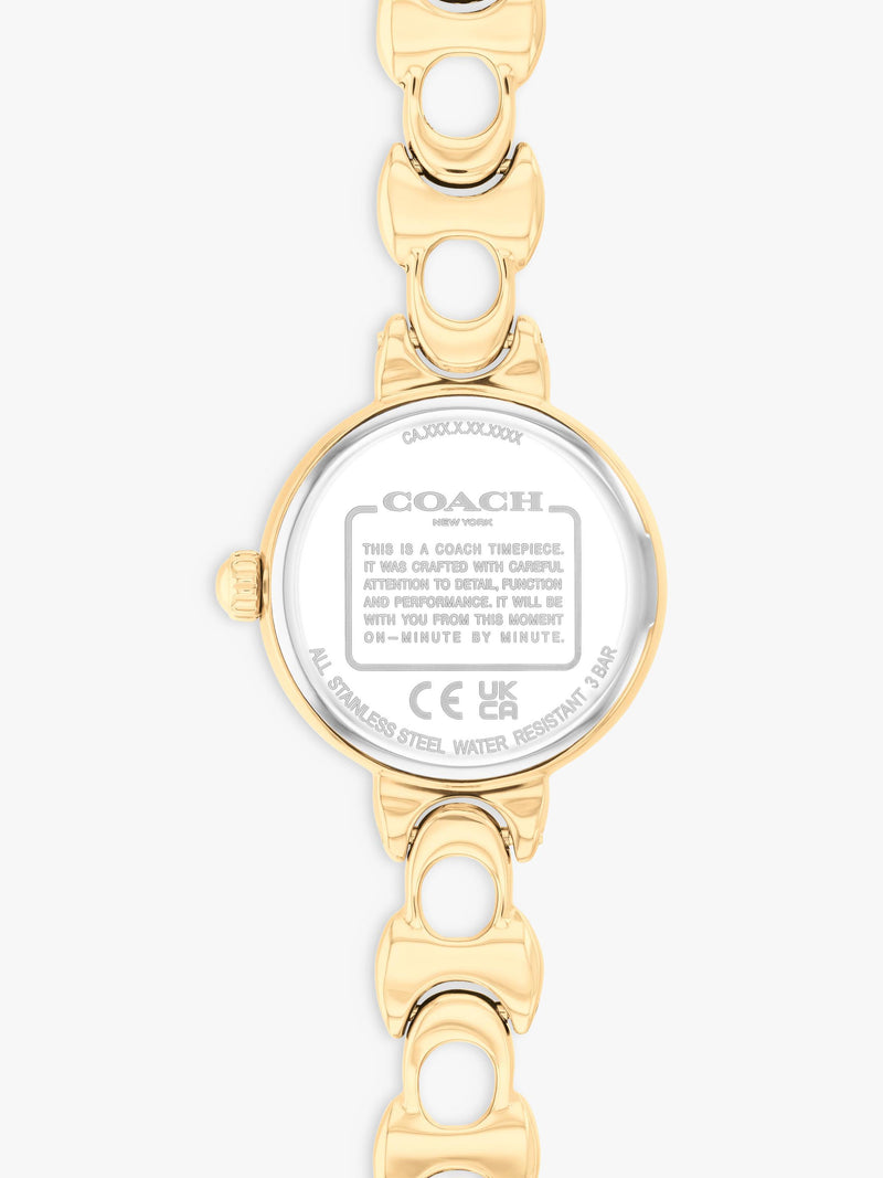 Coach gold bracelet watch 22mm - British product
