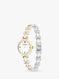 Coach women's round bracelet watch bi-colour (British brand)