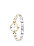 Coach women's round bracelet watch bi-colour (British brand)