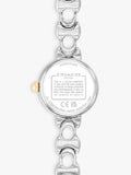 Coach women's round bracelet watch bi-colour (British brand)