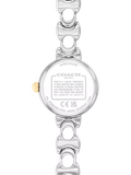Coach women's round bracelet watch bi-colour (British brand)
