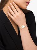 Coach women's round bracelet watch bi-colour (British brand)
