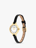 Coach women's leather strap watch white dial, UK version