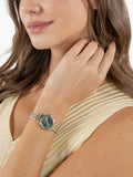 HUGO BOSS women's watch green sunray dial two-tone bracelet 25mm, UK version