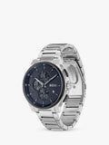 HUGO BOSS chronograph bracelet watch 44mm, imported from the UK