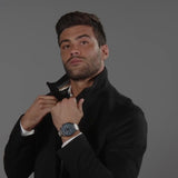 HUGO BOSS chronograph bracelet watch 44mm, imported from the UK