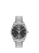 John Lewis HUGO BOSS 1514310 Men's Round Sunray Bracelet Strap Watch, Silver- Buy online at McGrocer
