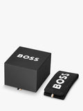 HUGO BOSS silver chronograph watch 44mm, imported from the UK