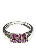 L&T Heirlooms 9ct gold boat ruby ring size K - British product