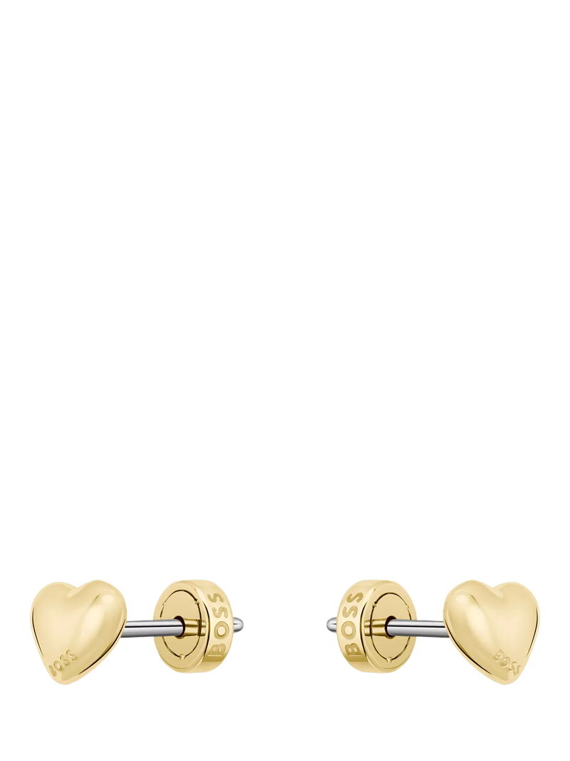 HUGO BOSS Heart Stud Earrings 5.5mm