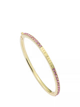 John Lewis Ted Baker Claudia Narrow Crystal Hinged Bangle Bracelet Gold- Buy online at McGrocer