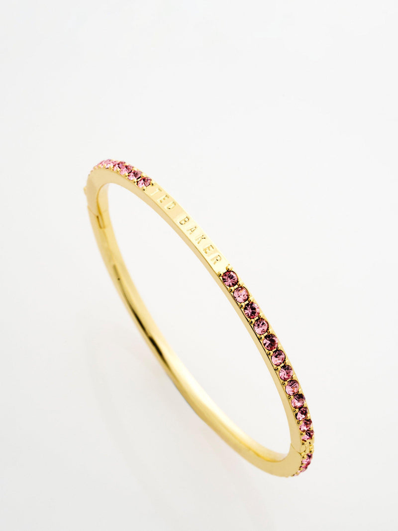 Ted Baker crystal bangle bracelet gold, UK version