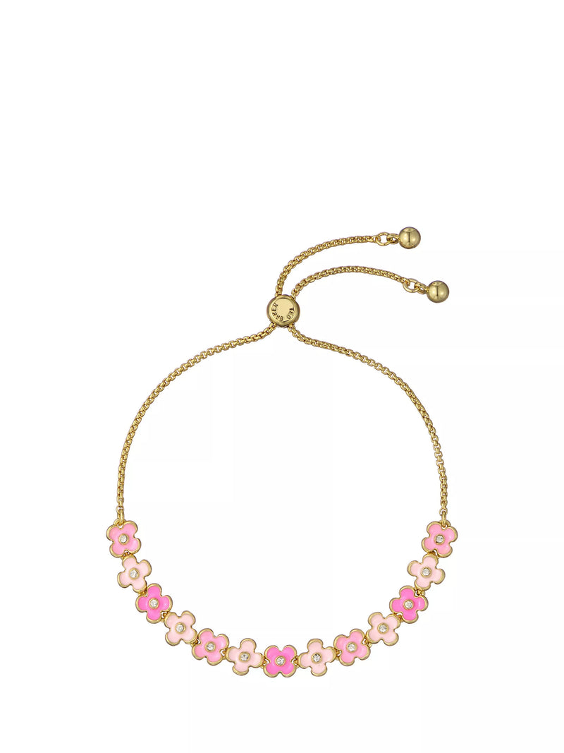 Ted Baker charm bracelet gold pink - British product