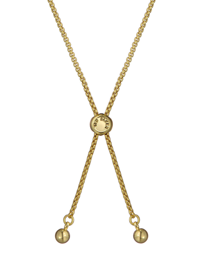 Ted Baker charm bracelet gold pink - British product