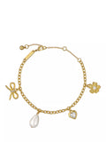 Ted Baker gold tone charm bracelet, imported from the UK