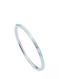 Ted Baker Roley Classic Contour Enamel Slim Bangle Bracelet