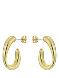 Ted Baker Corie Contour hoop earrings gold tone - British product