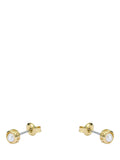 Ted Baker mini pearl stud earrings in gold, imported from the UK