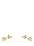 Ted Baker mini pearl stud earrings in gold, imported from the UK