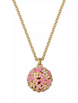 John Lewis Ted Baker Bonbon Bouquet Ball Pendant Necklace, Pink/Gold- Buy online at McGrocer