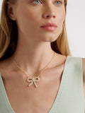 Ted Baker white gold pendant necklace, imported from the UK