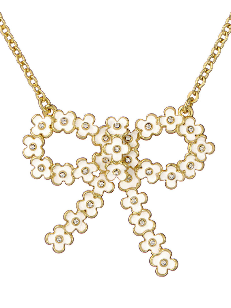 Ted Baker white gold pendant necklace, imported from the UK