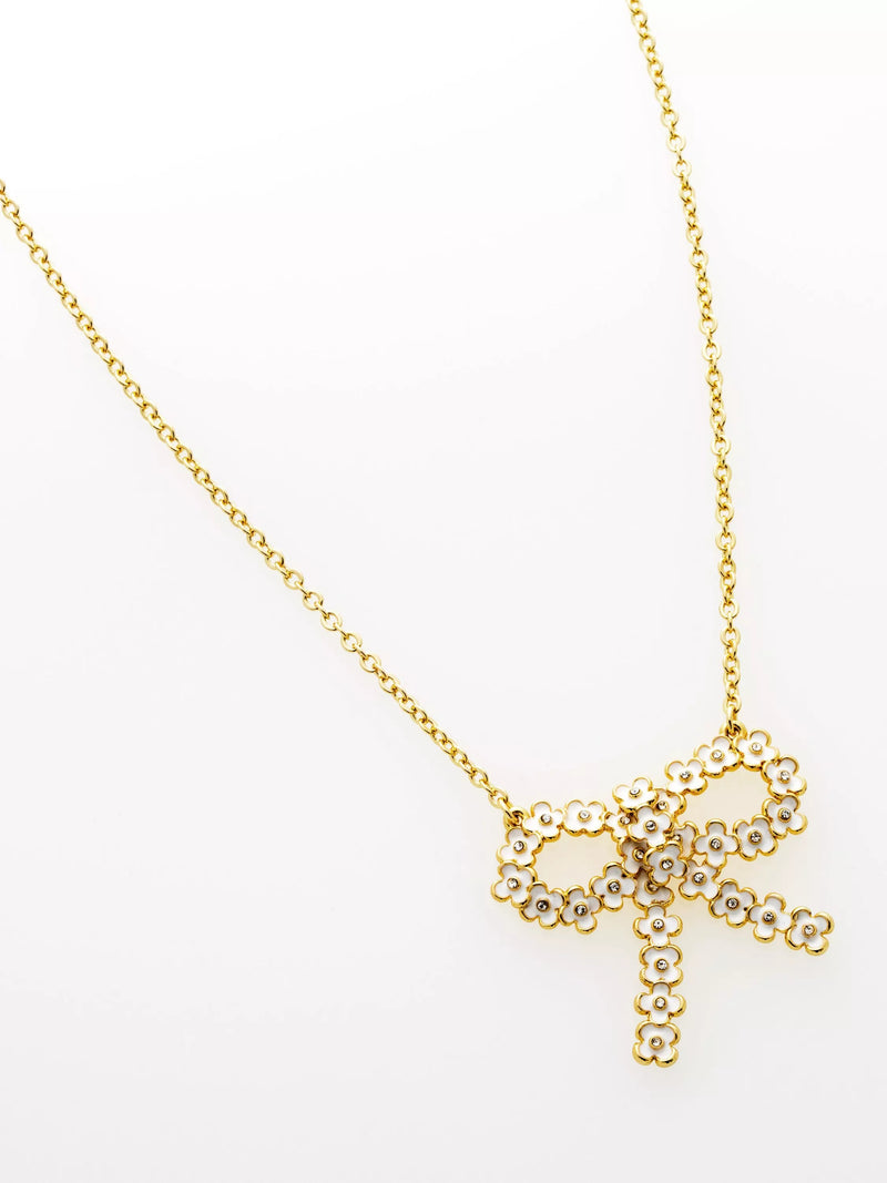 Ted Baker white gold pendant necklace, imported from the UK