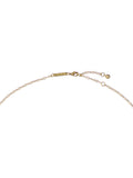 Ted Baker Furled Flower enamel pendant necklace white gold, UK version