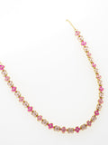 Ted Baker Gabriella Garland gold necklace with crystal flowers (British brand)