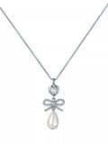 Ted Baker Imogen charm pendant necklace silver tone (British brand)