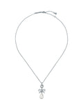 Ted Baker Imogen charm pendant necklace silver tone (British brand)