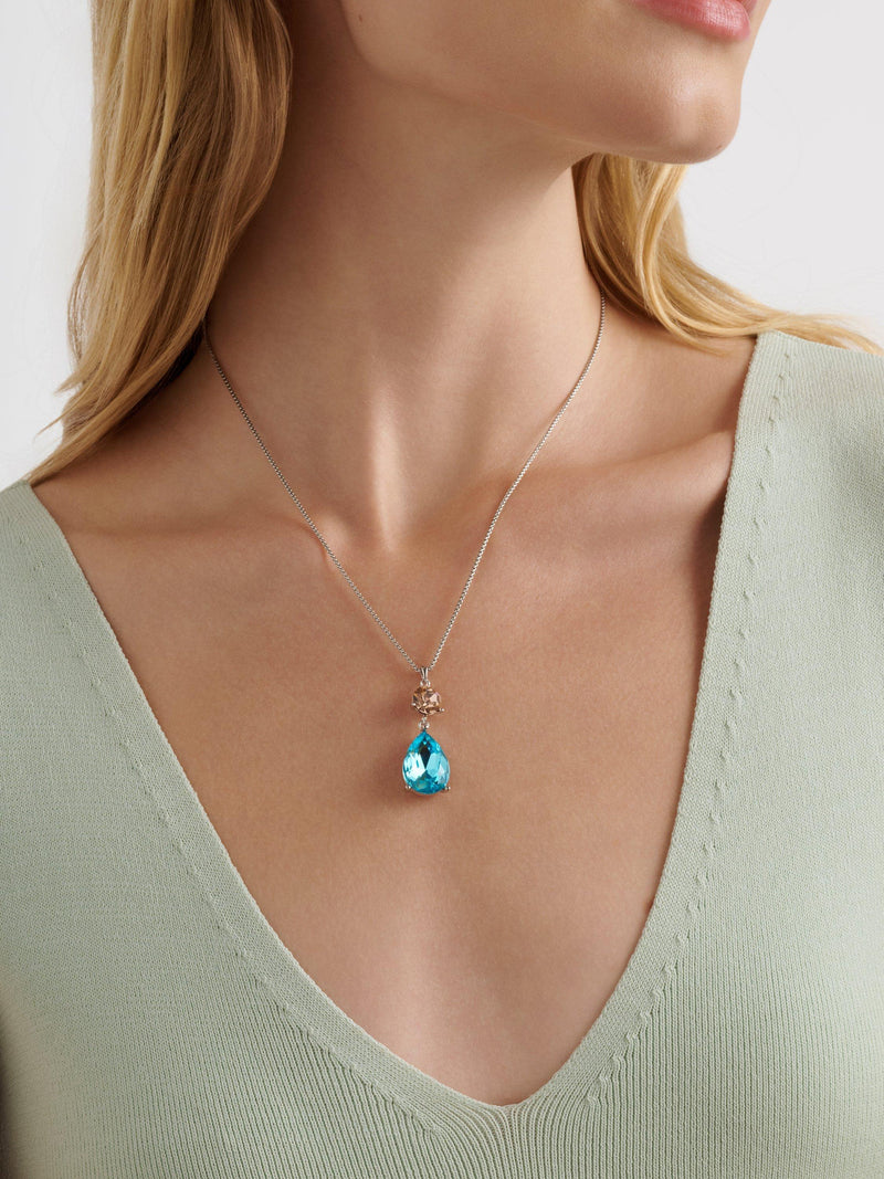Ted Baker Tearsa Crystal Teardrop Pendant Necklace, UK version