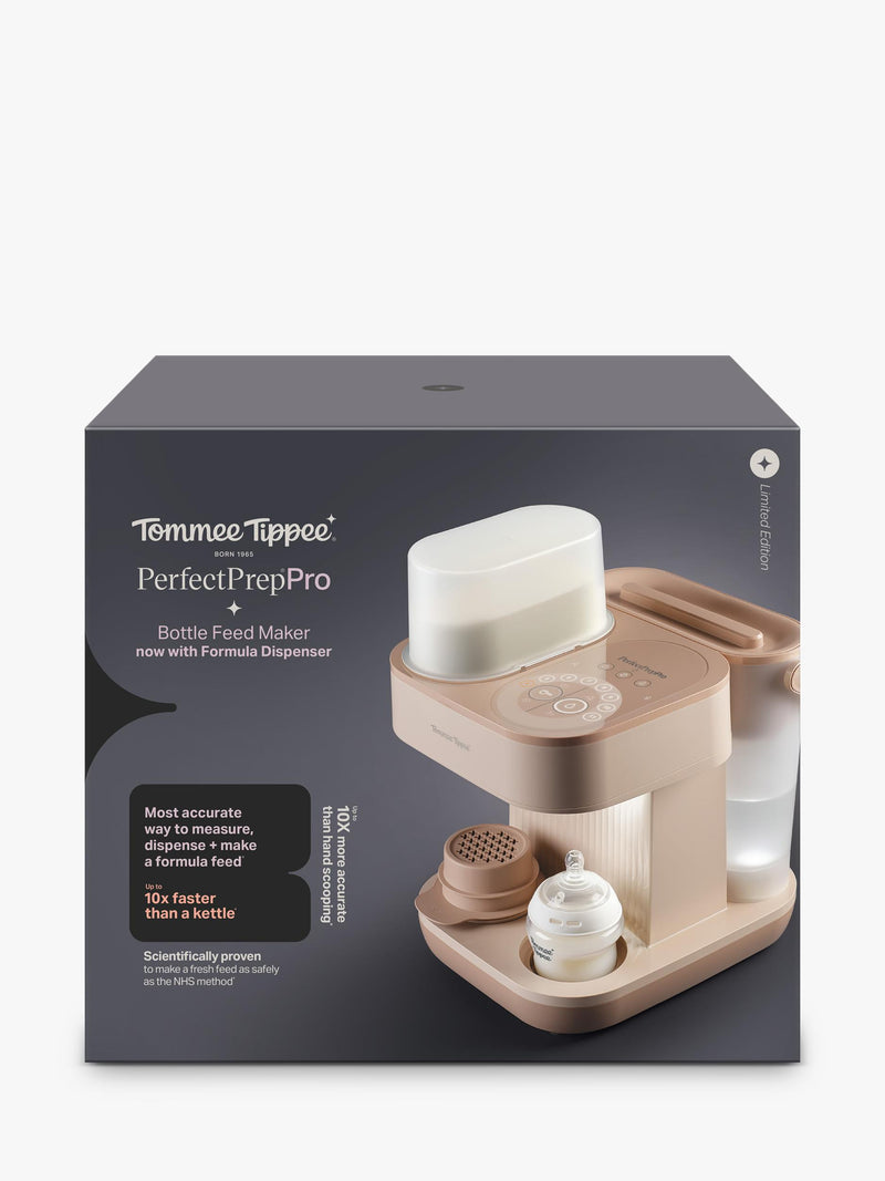 Tommee Tippee Perfect Prep Pro baby bottle formula maker Nutmeg, imported from the UK