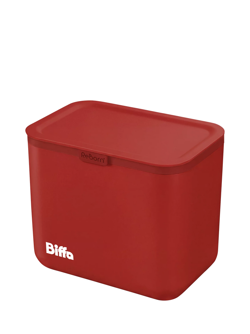 ReBorn Biffa food waste caddy red 5 litre (British brand)