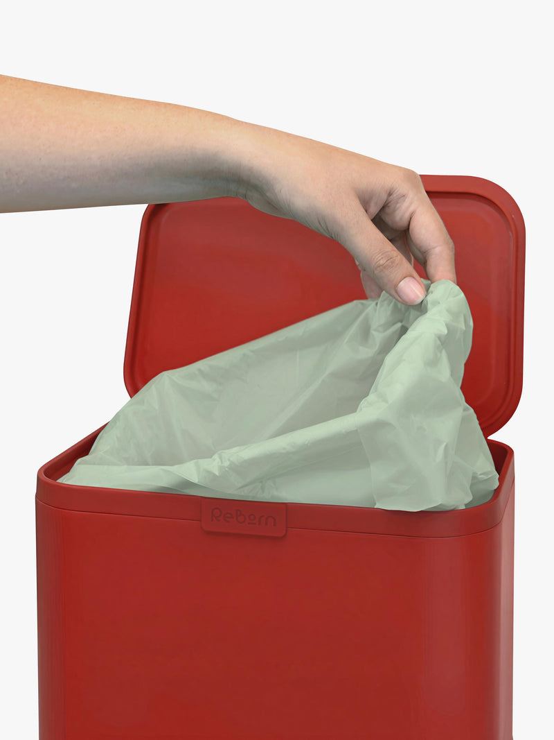 ReBorn Biffa food waste caddy red 5 litre (British brand)