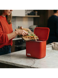 ReBorn Biffa food waste caddy red 5 litre (British brand)